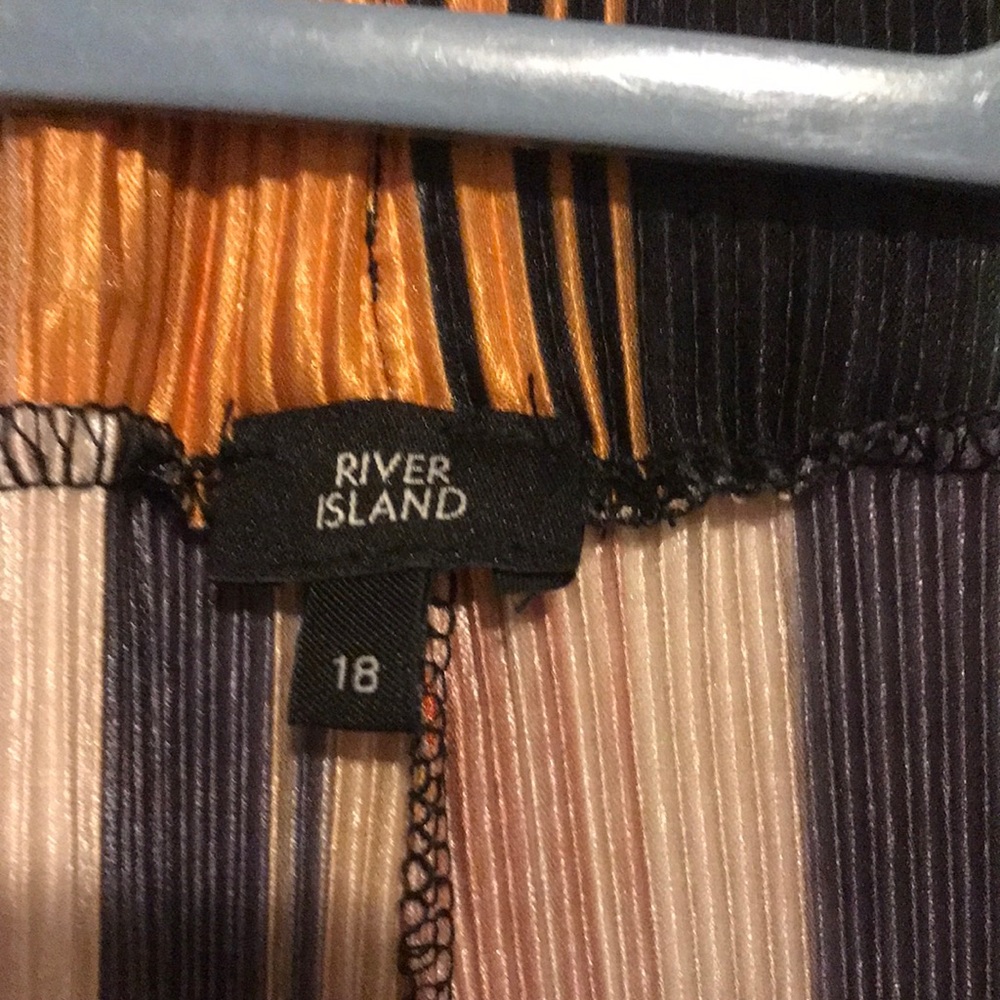 Long, River Island stretchy multicoloured pants